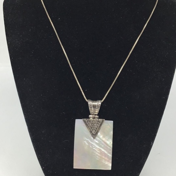 Jewelry - 925 Sterling Silver Necklace 14.6g (MOP)